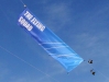 Mutli Banners used as line laundry on a single line kite