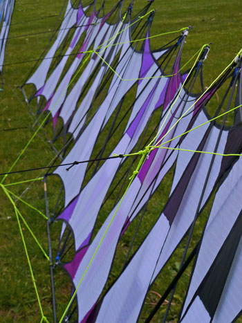 4-line kites designed by Bruno Cocandeau